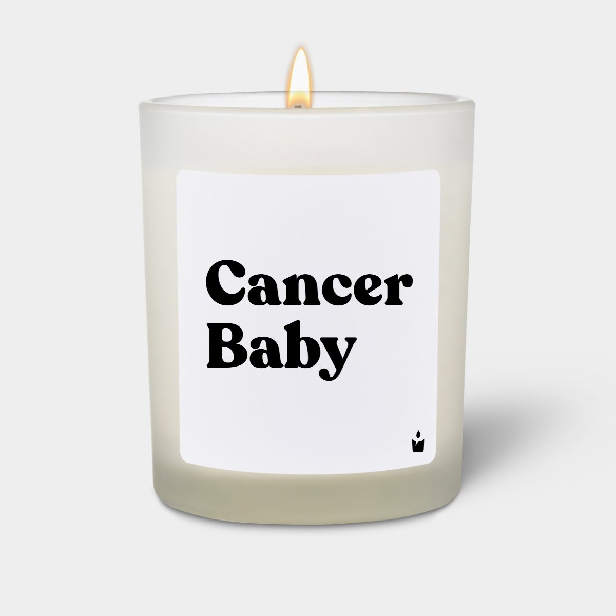 Duftkerze Weiss Flowery Cancer Baby