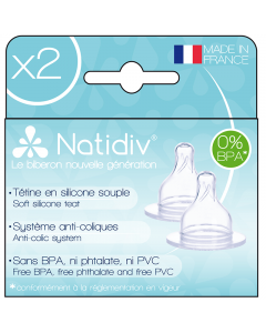 Packung mit 2-Natidiv Saugaufsätzen, Grosse M