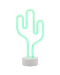 Neonlampe Kaktus grün