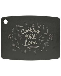 Schneidbrett Cooking with love