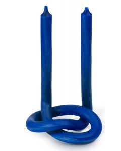 Knot Kerze Royal Blue