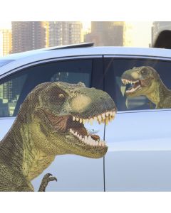 Ride With T-Rex - Fenstersticker